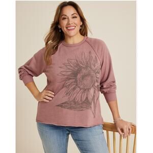 Sunflower 2XL Lightweight NWT Maurices Sweatshirt Boho Western Cottagecore